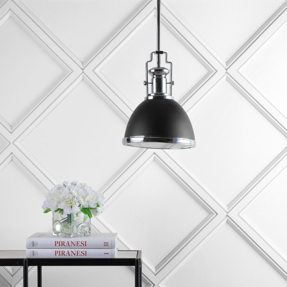Patterson Adjustable Iron/Glass Vintage Classic LED Pendant