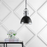 Patterson Adjustable Iron/Glass Vintage Classic LED Pendant