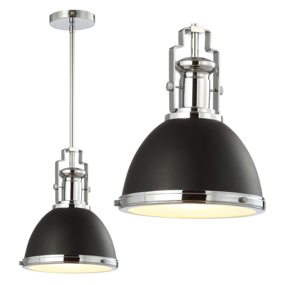Patterson Adjustable Iron/Glass Vintage Classic LED Pendant