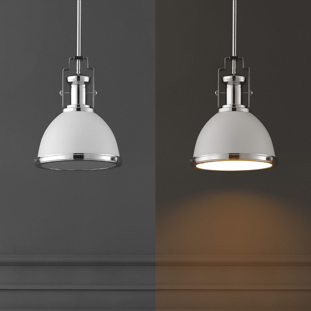 Patterson Adjustable Iron/Glass Vintage Classic LED Pendant