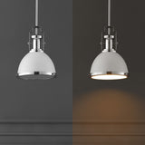 Patterson Adjustable Iron/Glass Vintage Classic LED Pendant