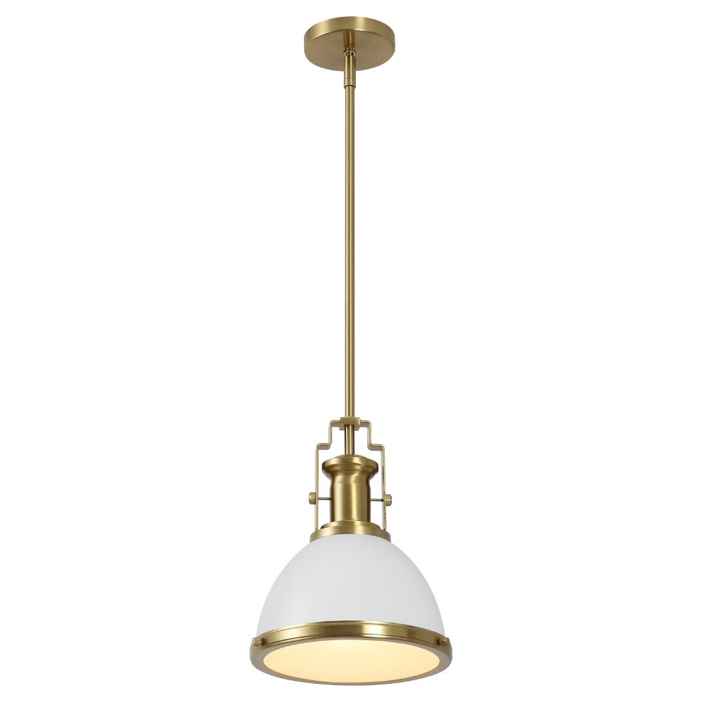 Patterson Adjustable Iron/Glass Vintage Classic LED Pendant