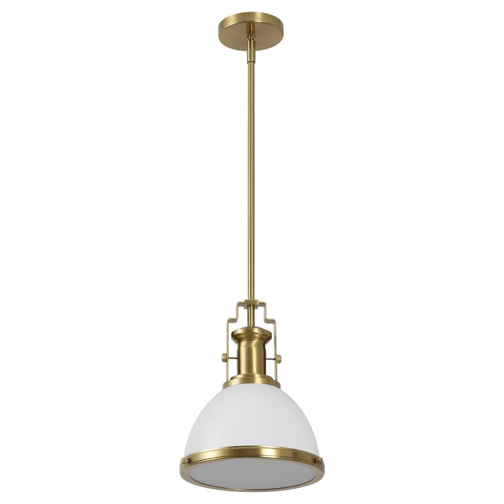 Patterson Adjustable Iron/Glass Vintage Classic LED Pendant