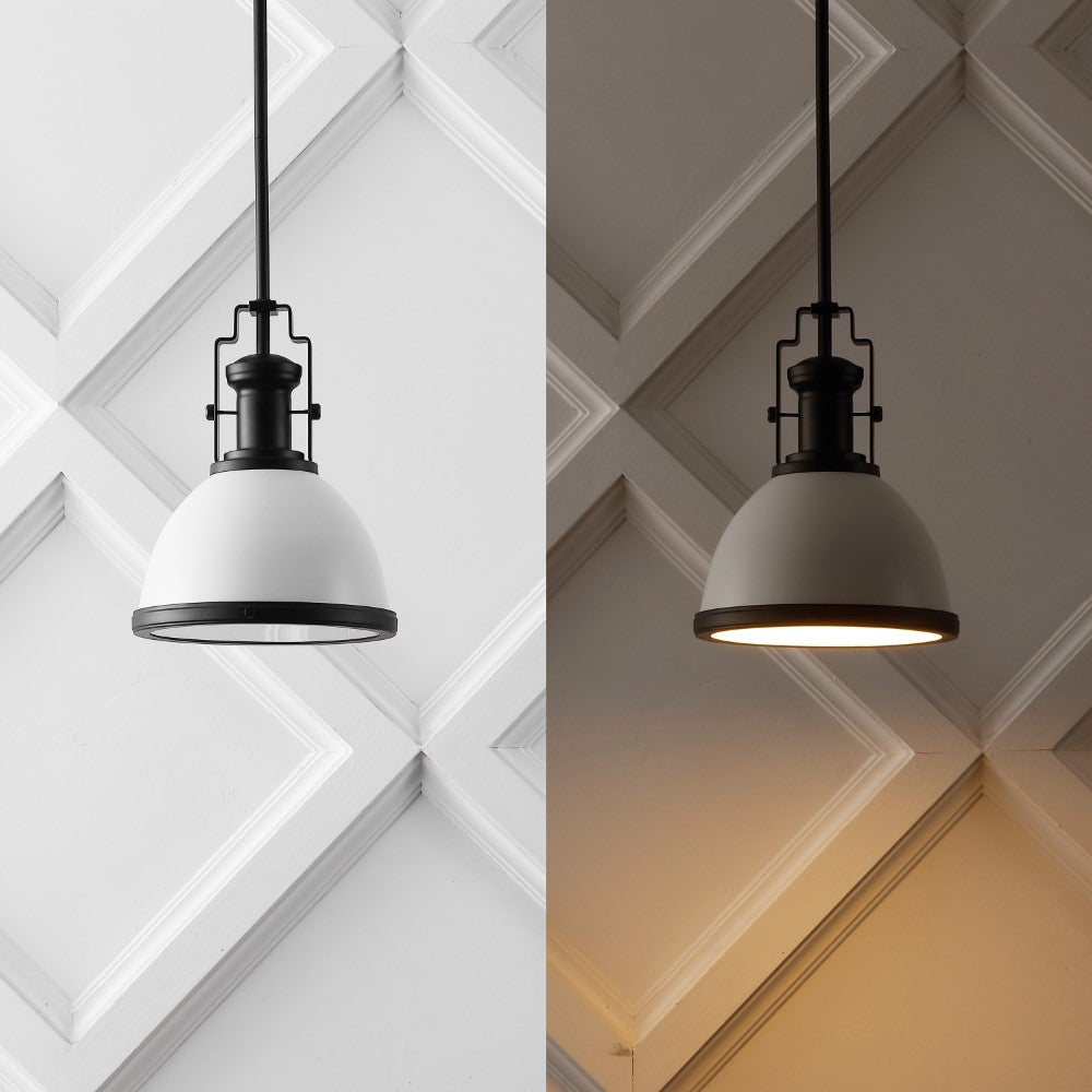 Patterson Adjustable Iron/Glass Vintage Classic LED Pendant