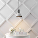 Patterson Adjustable Iron/Glass Vintage Classic LED Pendant