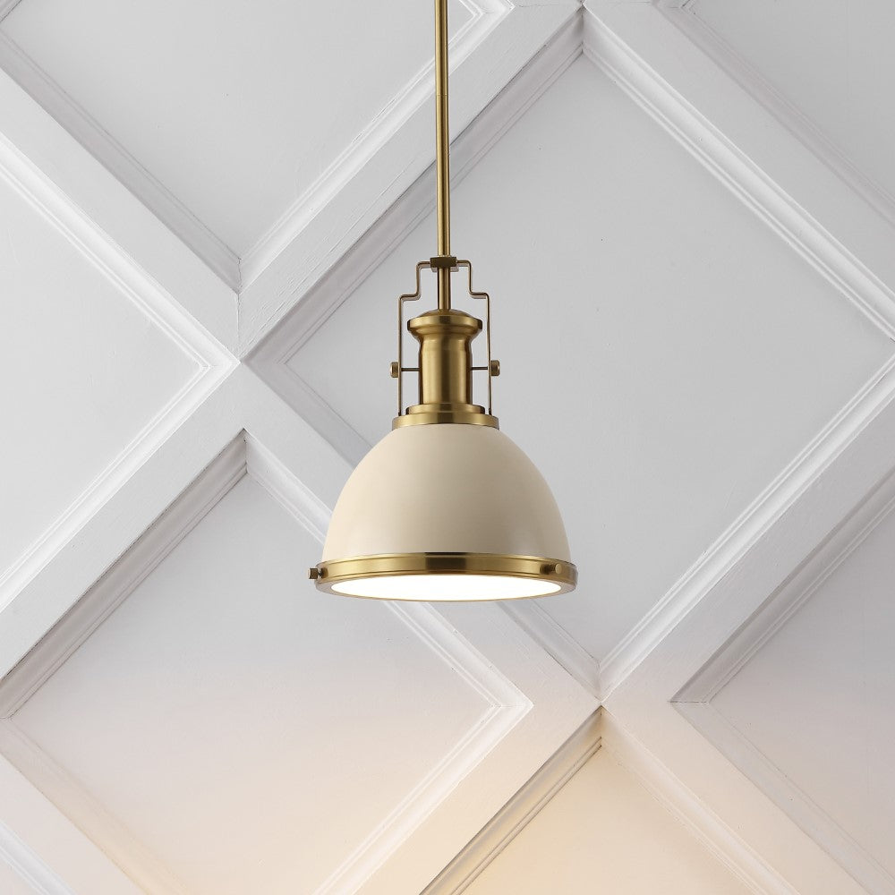 Patterson Adjustable Iron/Glass Vintage Classic LED Pendant