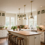 Patterson Adjustable Iron/Glass Vintage Classic LED Pendant