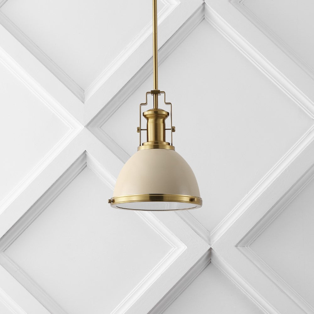 Patterson Adjustable Iron/Glass Vintage Classic LED Pendant