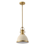 Patterson Adjustable Iron/Glass Vintage Classic LED Pendant