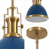 Patterson Adjustable Iron/Glass Vintage Classic LED Pendant