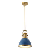 Patterson Adjustable Iron/Glass Vintage Classic LED Pendant