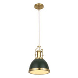 Patterson Adjustable Iron/Glass Vintage Classic LED Pendant