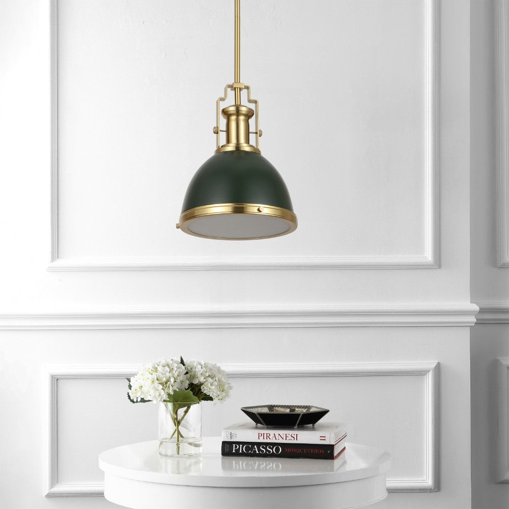 Patterson Adjustable Iron/Glass Vintage Classic LED Pendant