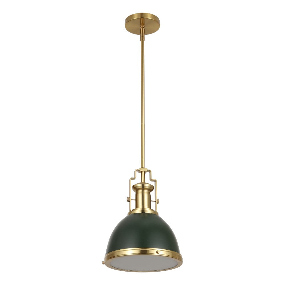 Patterson Adjustable Iron/Glass Vintage Classic LED Pendant
