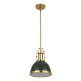 Patterson Adjustable Iron/Glass Vintage Classic LED Pendant
