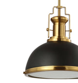 Patterson Adjustable Iron/Glass Vintage Classic LED Pendant