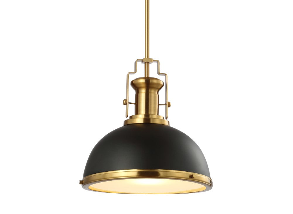 Patterson Adjustable Iron/Glass Vintage Classic LED Pendant