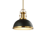 Patterson Adjustable Iron/Glass Vintage Classic LED Pendant