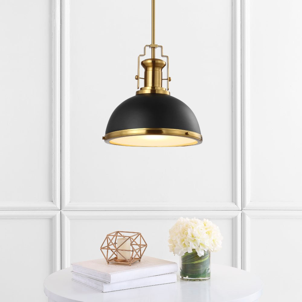 Patterson Adjustable Iron/Glass Vintage Classic LED Pendant