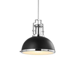 Patterson Adjustable Iron/Glass Vintage Classic LED Pendant