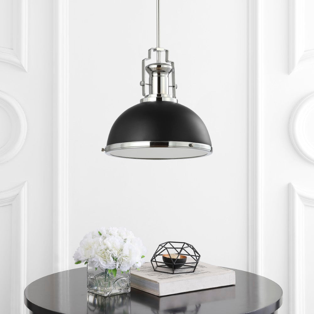 Patterson Adjustable Iron/Glass Vintage Classic LED Pendant