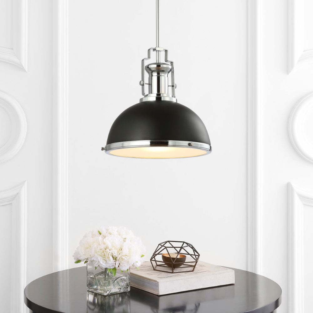 Patterson Adjustable Iron/Glass Vintage Classic LED Pendant