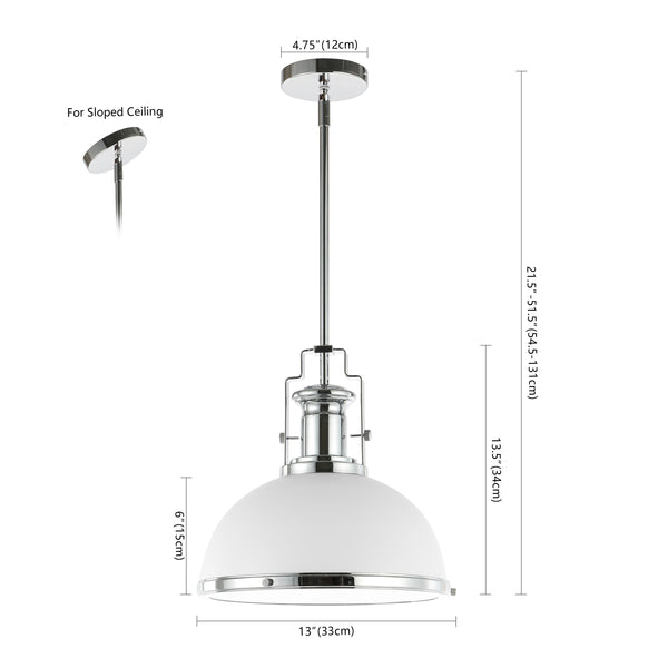 Dimension Image Chrome/White / 13''