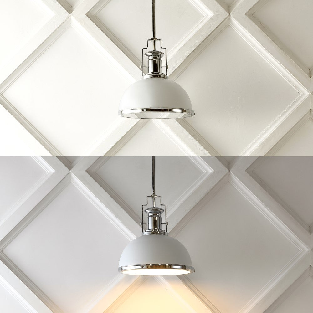 Patterson Adjustable Iron/Glass Vintage Classic LED Pendant