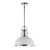 Patterson Adjustable Iron/Glass Vintage Classic LED Pendant