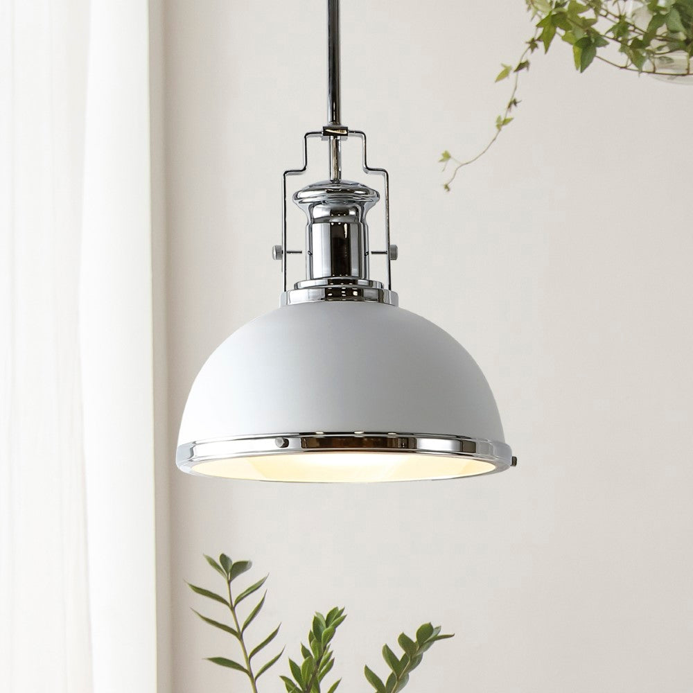 Patterson Adjustable Iron/Glass Vintage Classic LED Pendant
