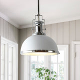 Patterson Adjustable Iron/Glass Vintage Classic LED Pendant