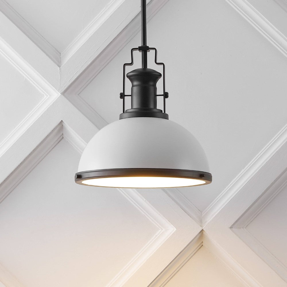 Patterson Adjustable Iron/Glass Vintage Classic LED Pendant