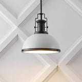 Patterson Adjustable Iron/Glass Vintage Classic LED Pendant