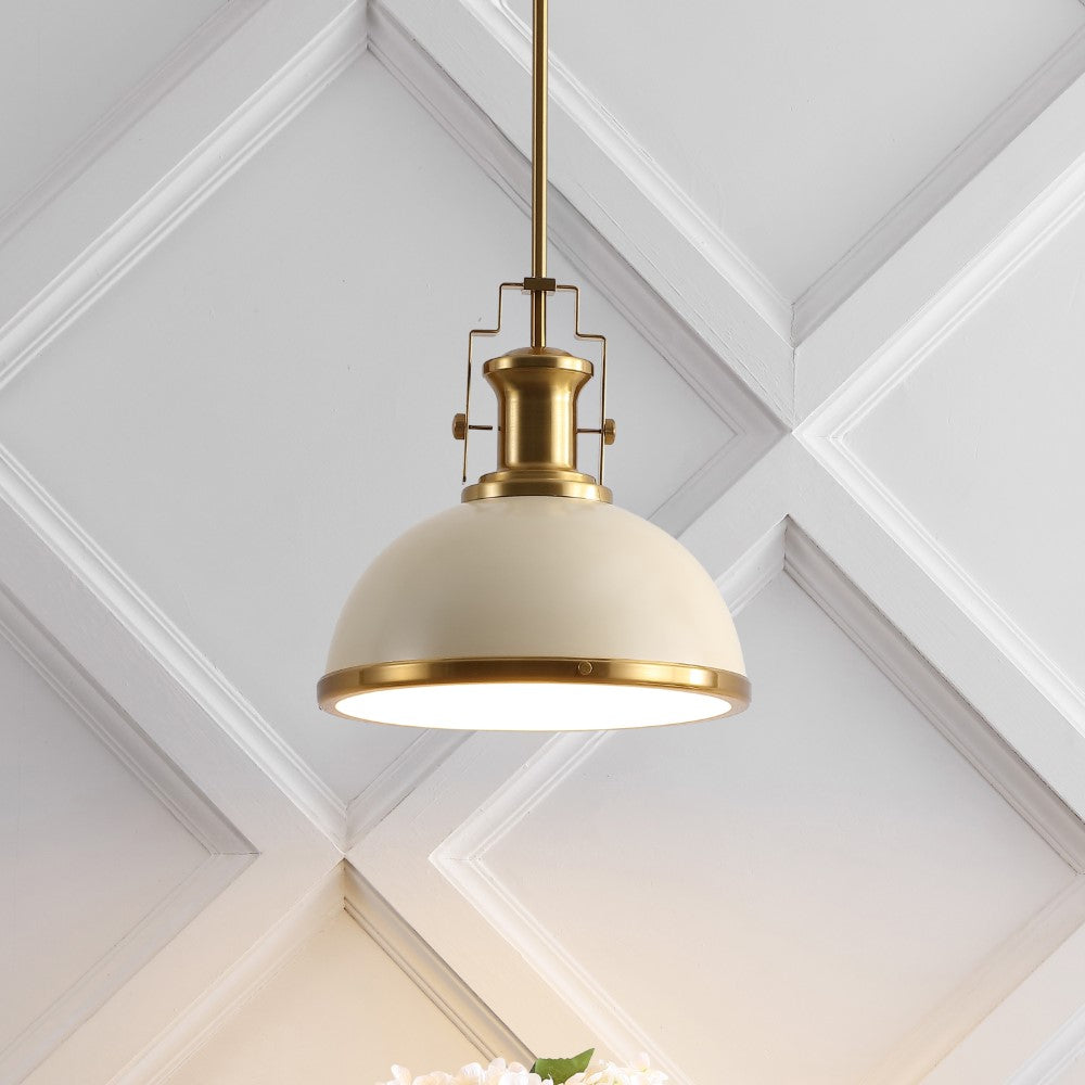 Patterson Adjustable Iron/Glass Vintage Classic LED Pendant
