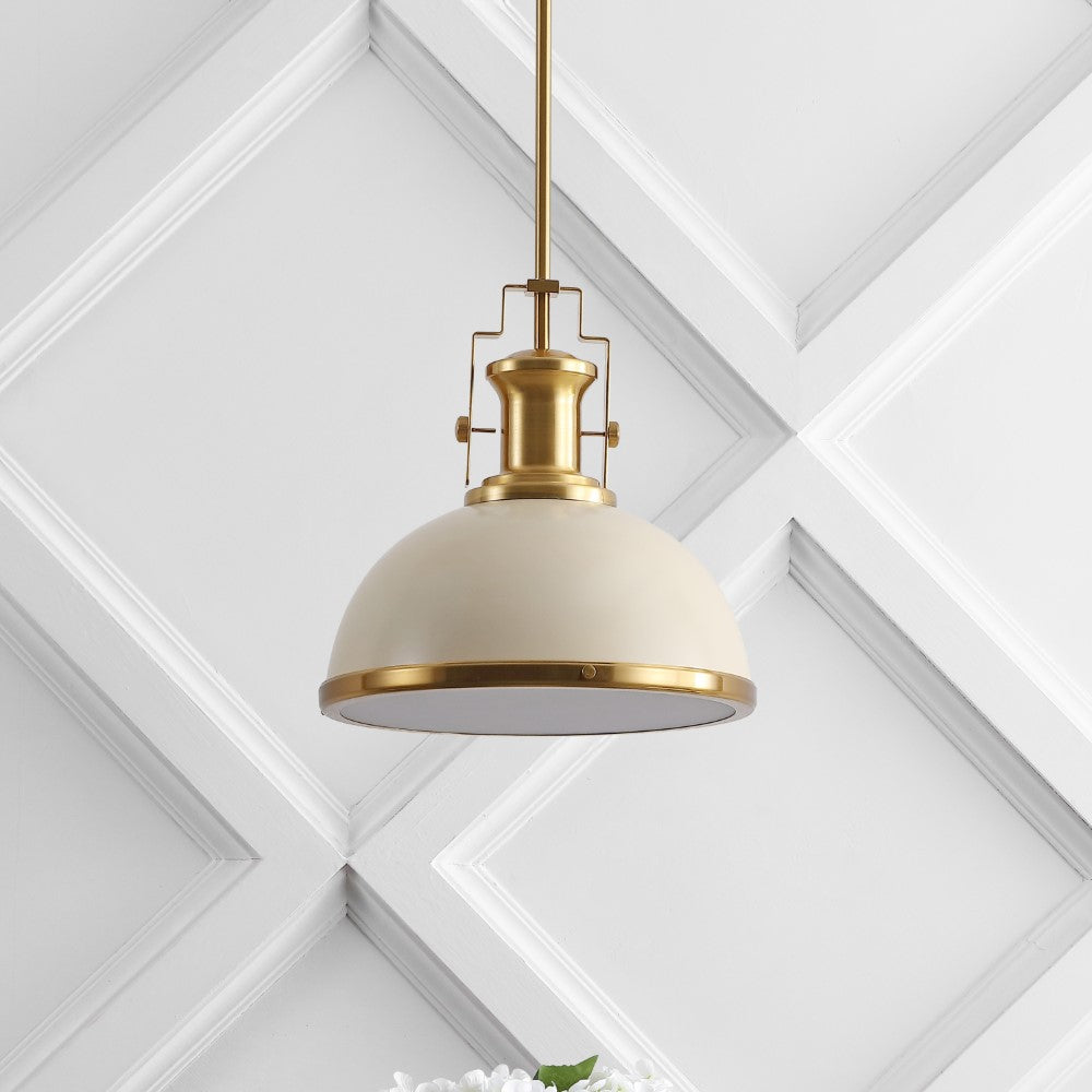 Patterson Adjustable Iron/Glass Vintage Classic LED Pendant
