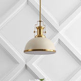 Patterson Adjustable Iron/Glass Vintage Classic LED Pendant