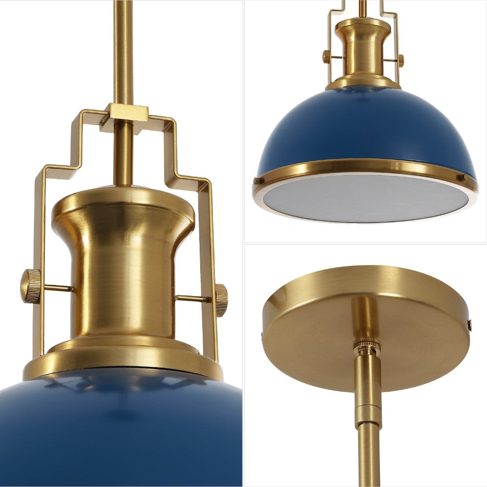 Patterson Adjustable Iron/Glass Vintage Classic LED Pendant