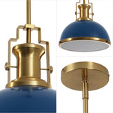 Patterson Adjustable Iron/Glass Vintage Classic LED Pendant