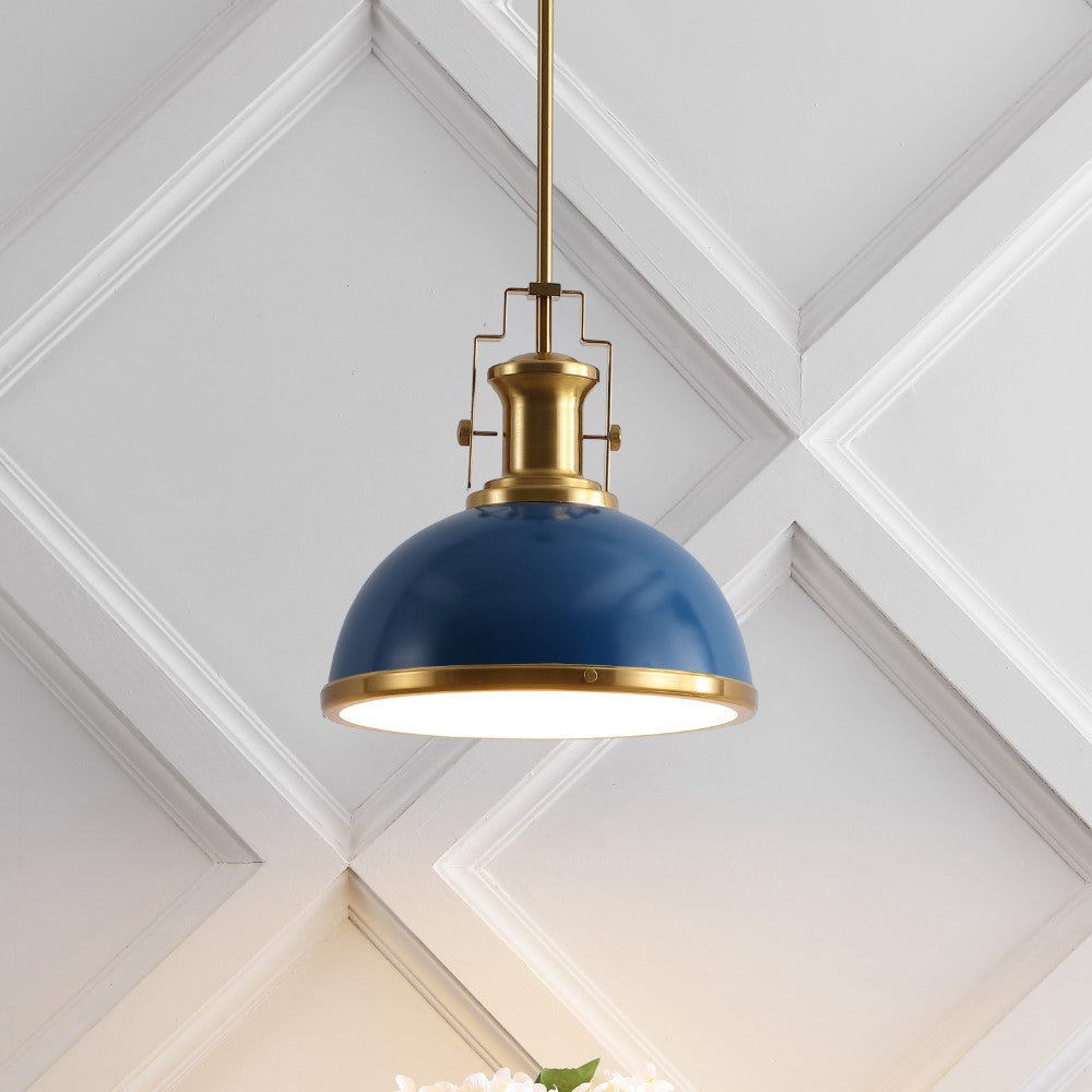 Patterson Adjustable Iron/Glass Vintage Classic LED Pendant