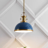 Patterson Adjustable Iron/Glass Vintage Classic LED Pendant