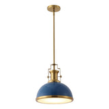 Patterson Adjustable Iron/Glass Vintage Classic LED Pendant