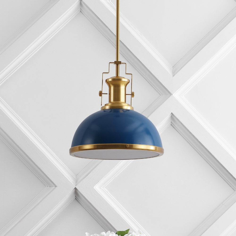 Patterson Adjustable Iron/Glass Vintage Classic LED Pendant