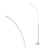 Ervin 64" Metal Minimalist Modern LED Integrated Floor Lamp