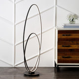 The Looper 47" Metal Modern Contemporary Oval Dimmable Integrated LED Floor Lamp