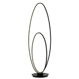 The Looper 47" Metal Modern Contemporary Oval Dimmable Integrated LED Floor Lamp