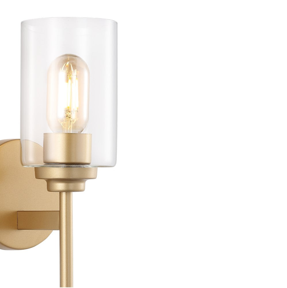 Juno 13" Farmhouse Industrial Iron Cylinder LED Sconce