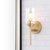 Juno 13" Farmhouse Industrial Iron Cylinder LED Sconce