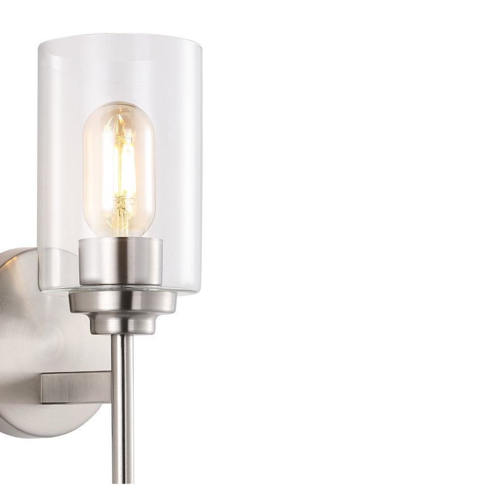 Juno 13" Farmhouse Industrial Iron Cylinder LED Sconce