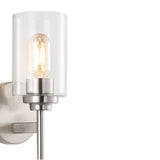 Juno 13" Farmhouse Industrial Iron Cylinder LED Sconce