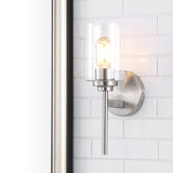 Juno 13" Farmhouse Industrial Iron Cylinder LED Sconce